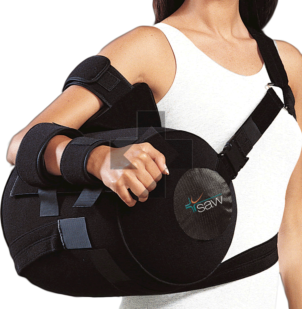 Roten Softab – Cuscino Di Abduzione Spalla 15°-20°, Tutore Post-Operatorio Universale Ambidestro Con Stecca Opzionale Per Mano